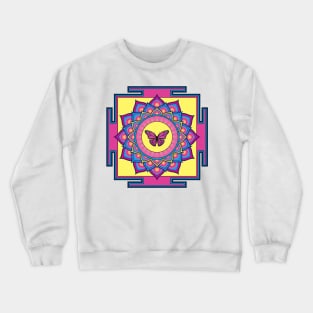 Butterfly Mandala Crewneck Sweatshirt